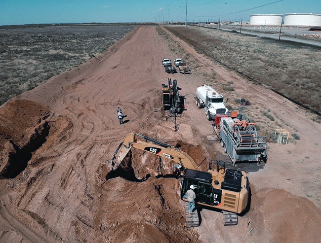 English Directional Drilling jobsite