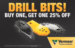 Vermeer drill bits - Buy one get one 25% off!